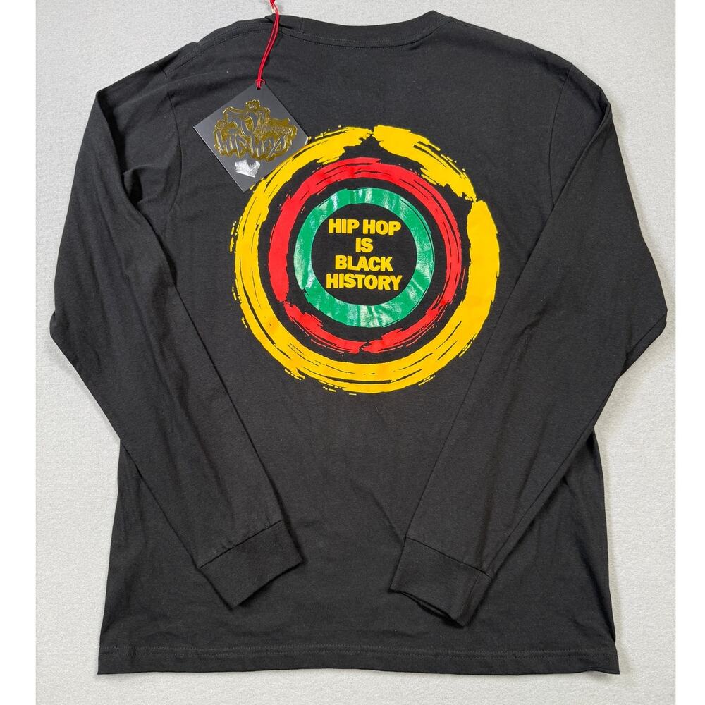 Thread Collective Hip Hop is History Graphic Crewneck T-shirt Black Large $38